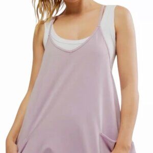 Free People FP Movement Sz Large Lilac Shot Onesie NWOT